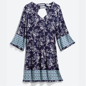 Skies are Blue Navy Floral Wren Knit Dress - Stitch Fix Medium